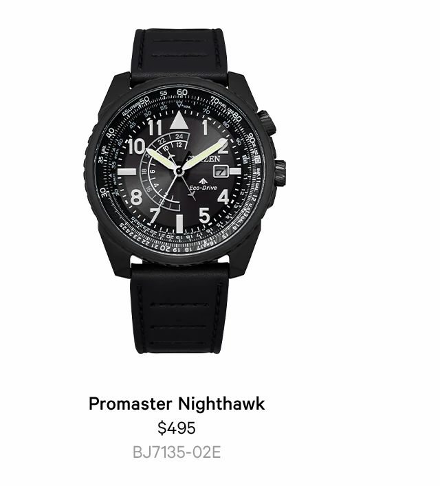 Promaster Nighthawk $495 - BJ7135-02E