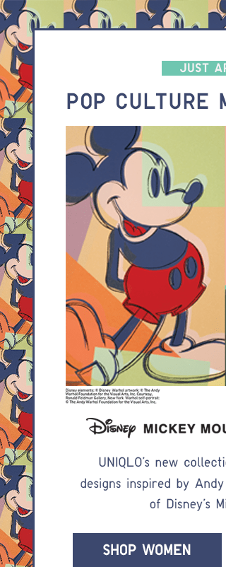 DISNEY MICKEY MOUSE ART BY ANDY WARHOL - SHOP WOMEN