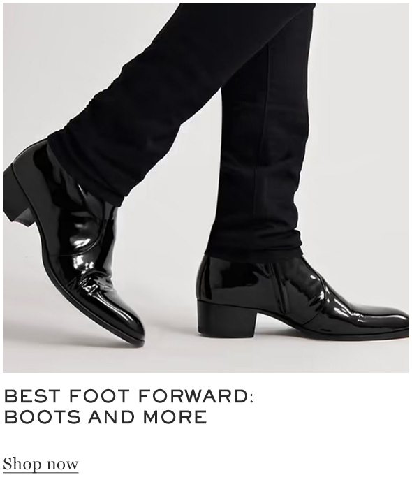 Best foot forward: boots and more