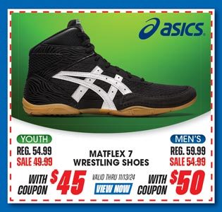 ASICS Men's or Youth Matflex 7 Wrestling Shoes