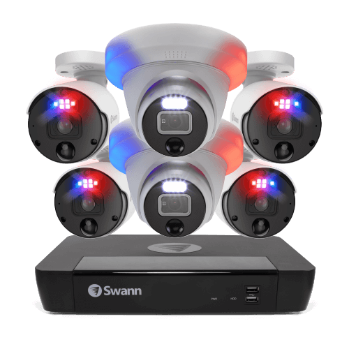 Enforcer™ 6 Camera 8 Channel 4K Ultra HD NVR Security System