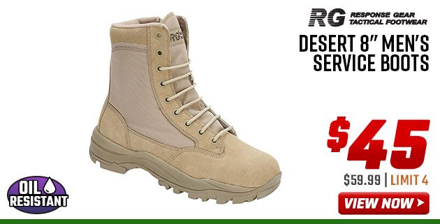 Response Gear Desert 8'' Men's Service Boots