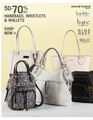 Shop 50-70% Off Handbags, Wristlets & Wallets