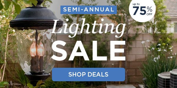 Semi-Annual Lighting Sale up to 75% Off. Shop Deals.