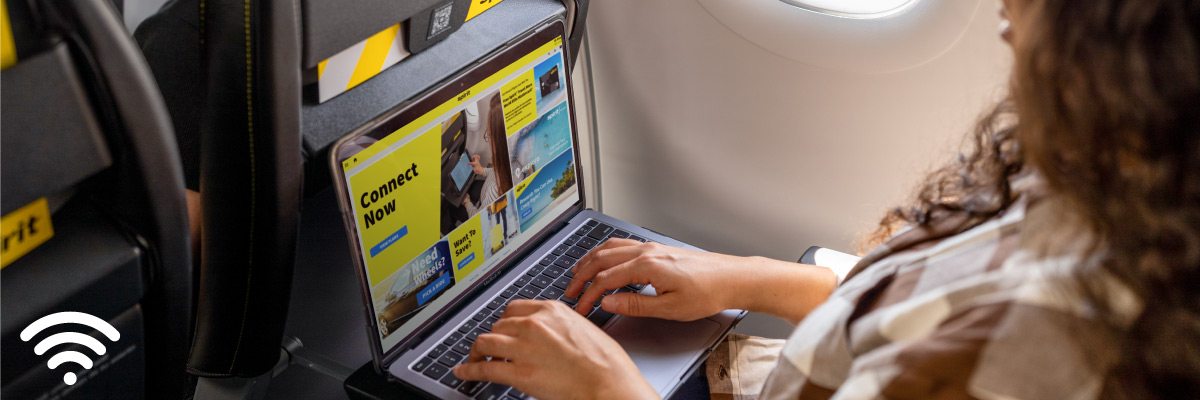 Wi-Fi Now Available on Spirit Flights*