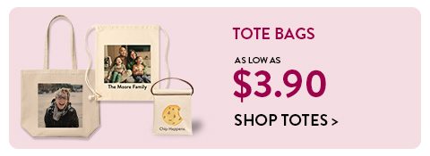 TOTE BAGS AS LOW AS $3.90 | Shop Totes