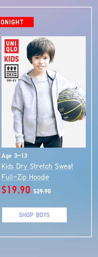 BODY22 - BOYS DRY STRETCH SWEAT FULL-ZIP HOODIE