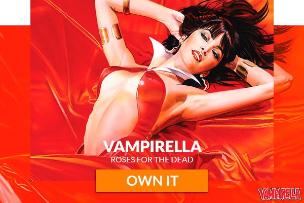 Vampirella Roses for the Dead Fine Art Print by Mike Mayhew