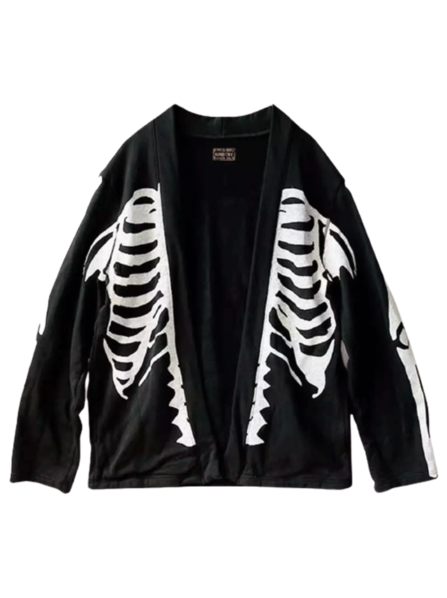 kapital skeleton cardigan