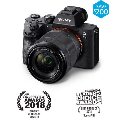 SAVE $200: Alpha 7 III Camera