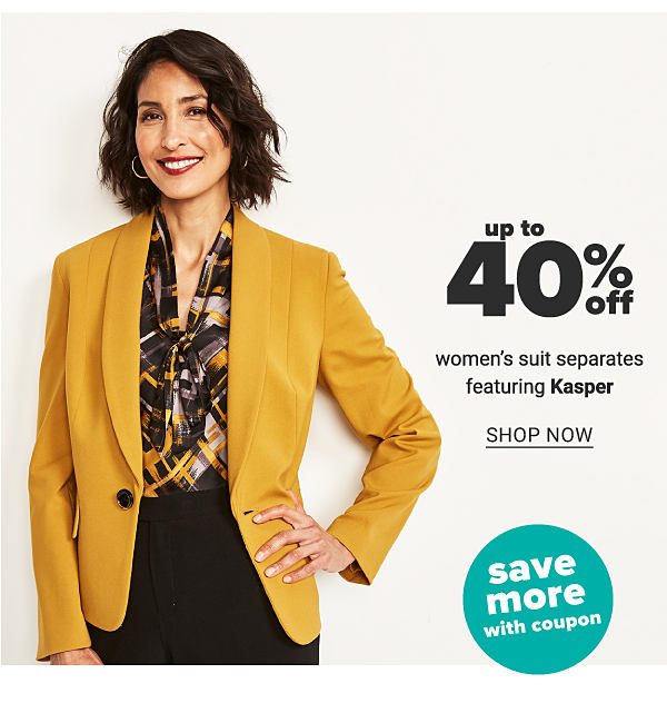 Up to 40% off ladies suit seperates featuring Kasper - Shop Now