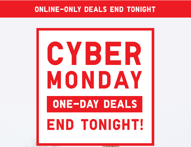 HERO - ONLINE-ONLY DEALS END TONIGHT