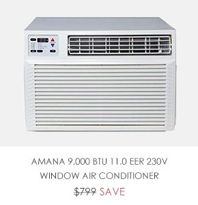 Shop Amana 9,000 BTU 11.0 EER 230V Window Air Conditioner