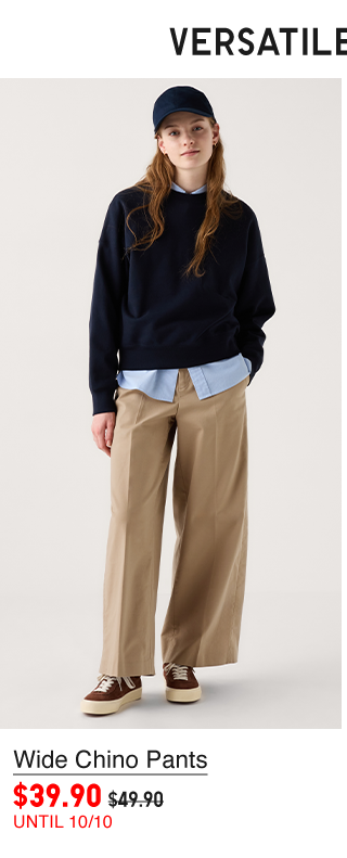 PDP 9 - WOMEN WIDE CHINO PANTS