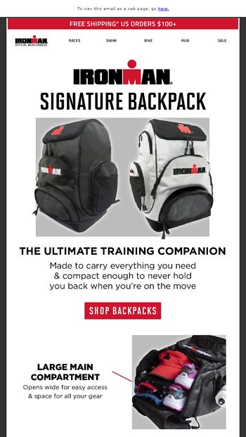 ironman signature backpack