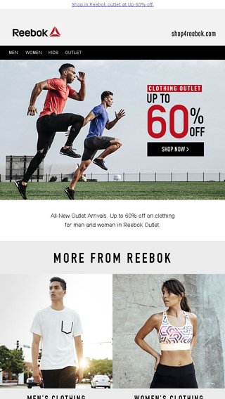 reebok clothing outlet