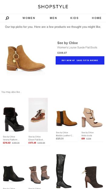 saks chloe boots