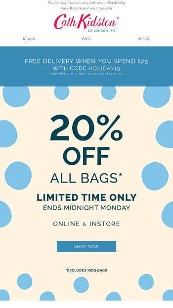 cath kidston free delivery code 2019
