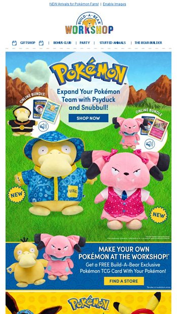 build a bear pokémon