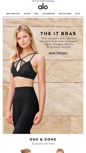 OUR ESSENTIAL BRAS ROUNDUP 😍 - Alo Yoga Email Archive
