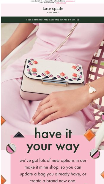 Kate spade make it sale mine bag