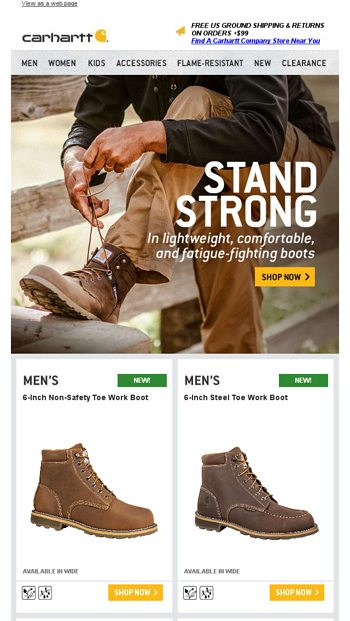 carhartt boots non steel toe