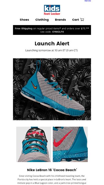 Lebron 16 kids foot locker online