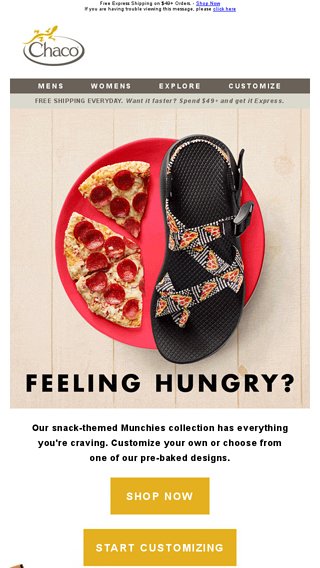 Pizza cheap chacos womens