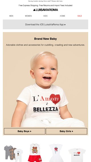 Babies with Style  Dsquared2 Kenzo Kids Dolce amp Gabbana and more