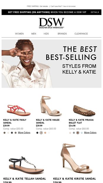 Dsw kelly and hot sale katie hailee