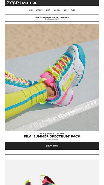 Fila disruptor on sale summer spectrum