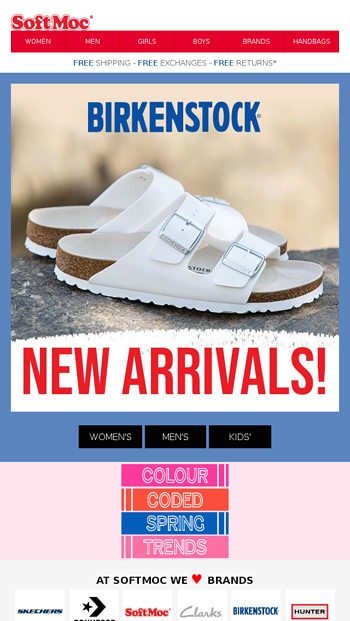 New Arrivals Birkenstock Sandals! Shop 