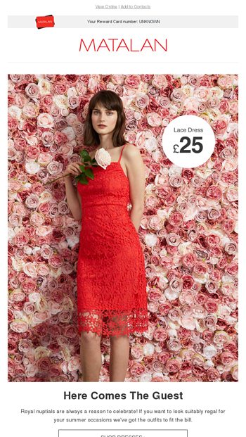 red lace dress matalan