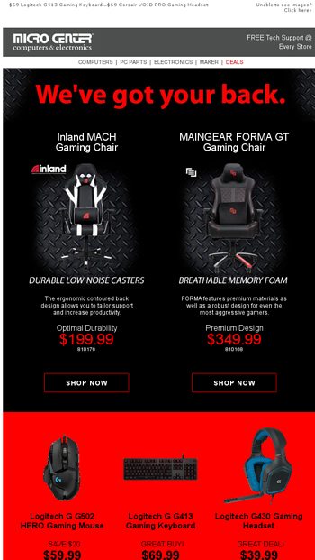 Inland mach gaming discount chair