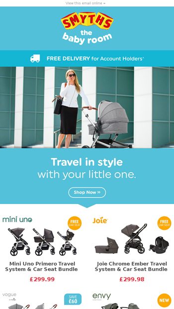 joie chrome ember travel system & car seat bundle