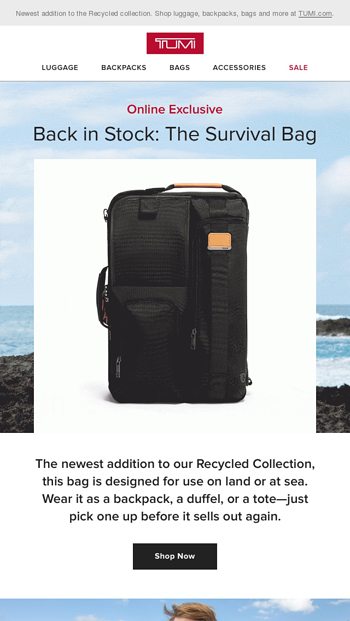 tumi survival duffel