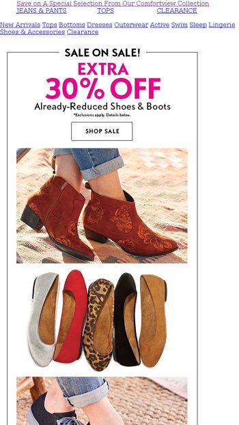 Off Already-Reduced Shoes \u0026 Boots 