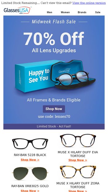 glasses usa 70 off