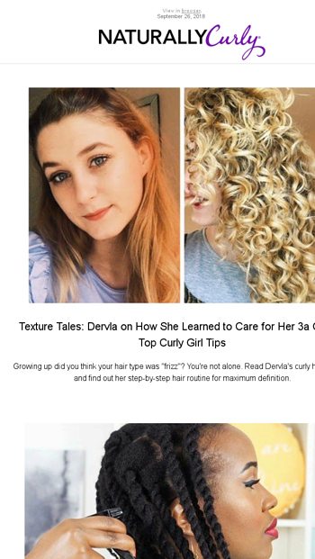 Texture Tales Dervla On How She Learned To Care For Her 3a Curls