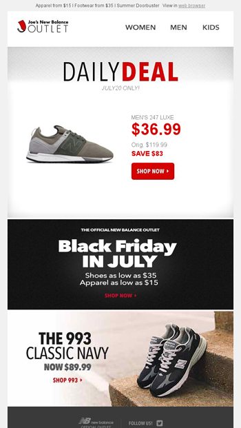 new balance outlet black friday hours