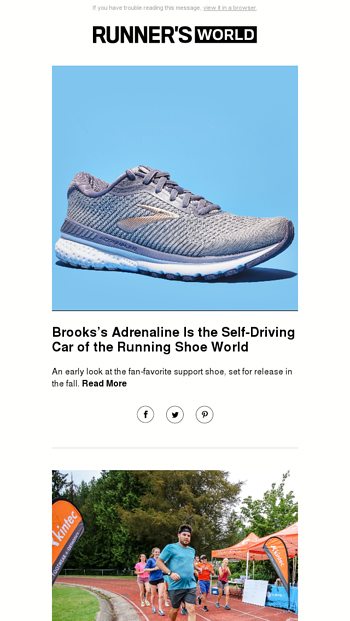 brooks adrenaline runners world