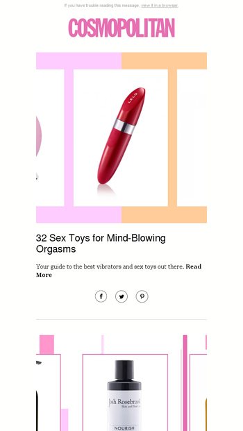 32 Sex Toys for Mind Blowing Orgasms Cosmopolitan Email Archive