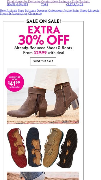 woman within clearance boots