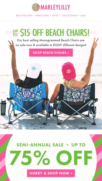 Huge Beach Chair Sale Marleylilly Email Archive