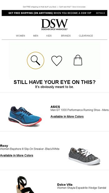 asics shoes at dsw
