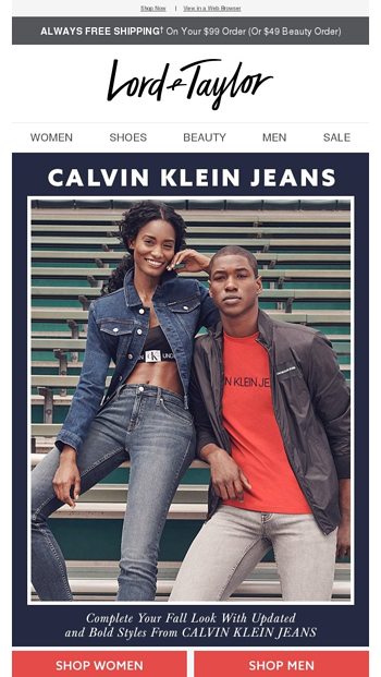 lord and taylor calvin klein