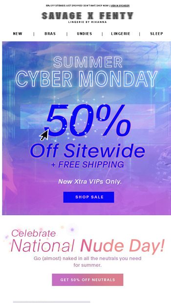 savage fenty cyber monday