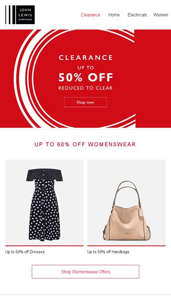 john lewis clearance handbags