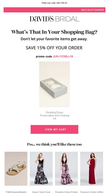 David's bridal hotsell coupon code