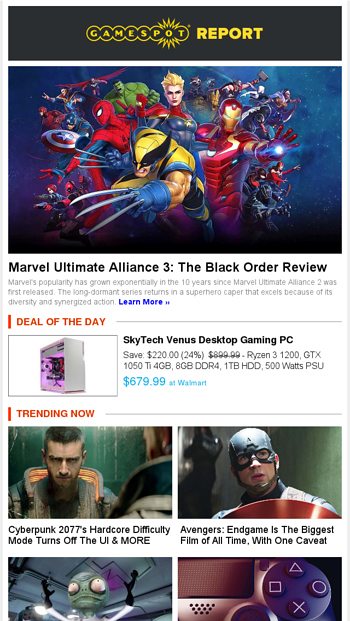 Top Games Releasing Now New Marvel Review Gamespot Email